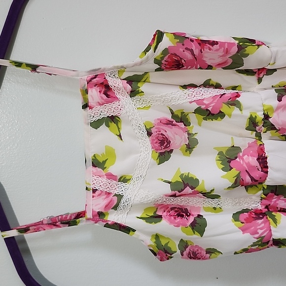 Girls Floral Place Sleeveless Dress Size Large - Picture 2 of 7